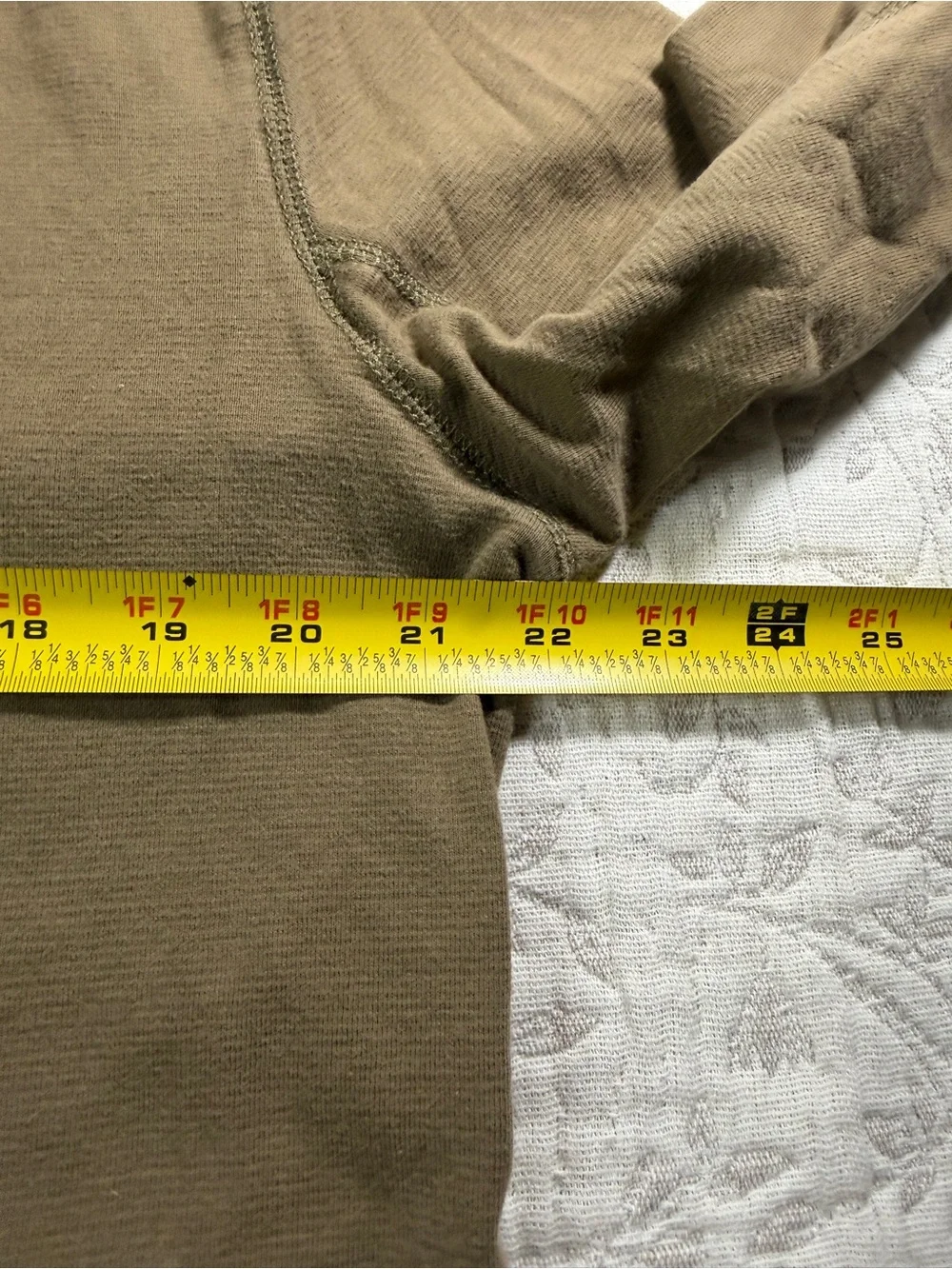 Men's GAP Athletic Fit Quarter-Zip Pullover - Size Large | Khaki/Tan
